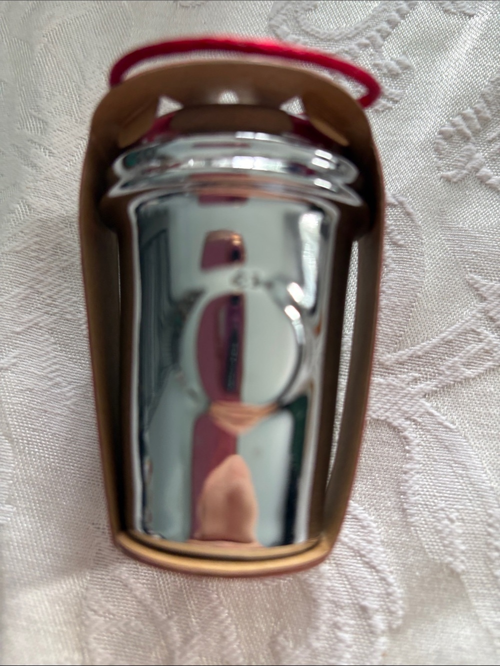Starbucks 2014 silver ornament